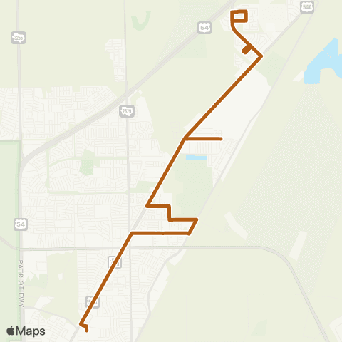 Sun Metro Montalvo Park Via Dyer map