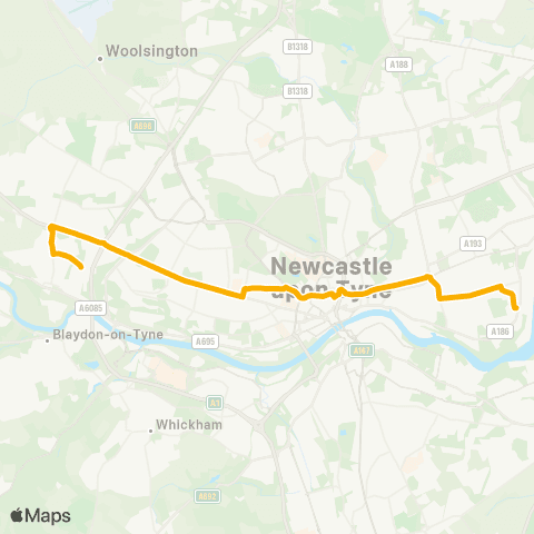 Stagecoach North East Runnymede Green - Bus Station Stand 11 map