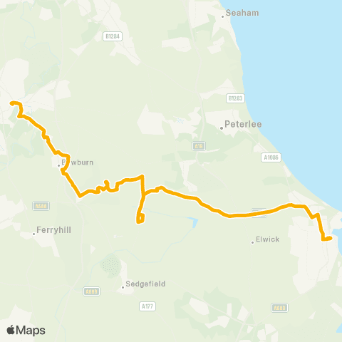 Stagecoach North East Bus Sta Stand K - Hartlepool Interchange map