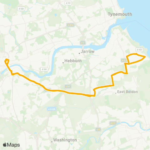 Stagecoach North East Monument Pilgrim St - Monument Pilgrim St map