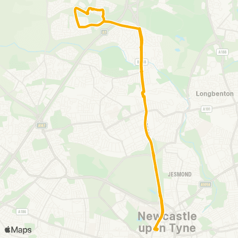 Stagecoach North East Eldon Square Bus Sta - Eldon Square Bus Sta map