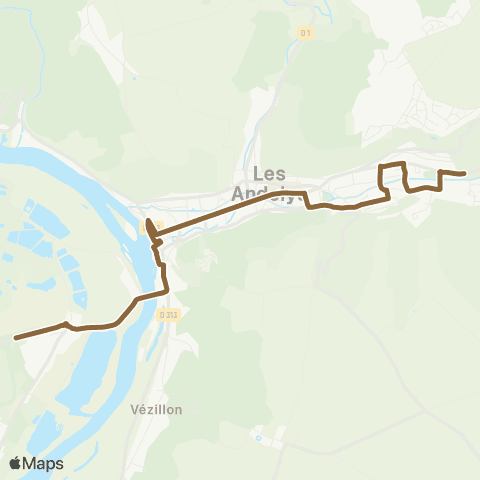 SN'go! Les Andelys Jean Moulin <> Saint Jacques map