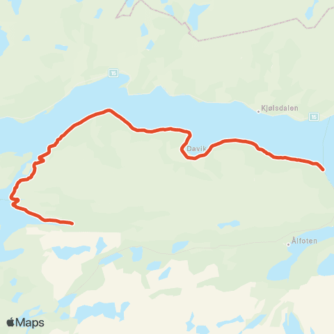 Skyss Førde i Ålfoten-Davik map