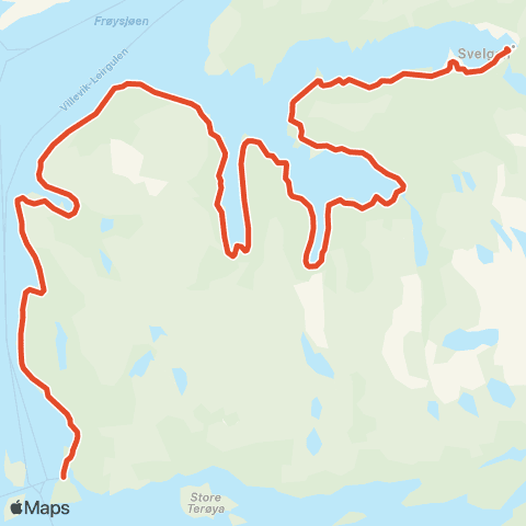 Skyss Botnane-Svelgen map