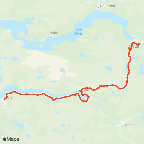 Skyss Storehaug-Osen bru map