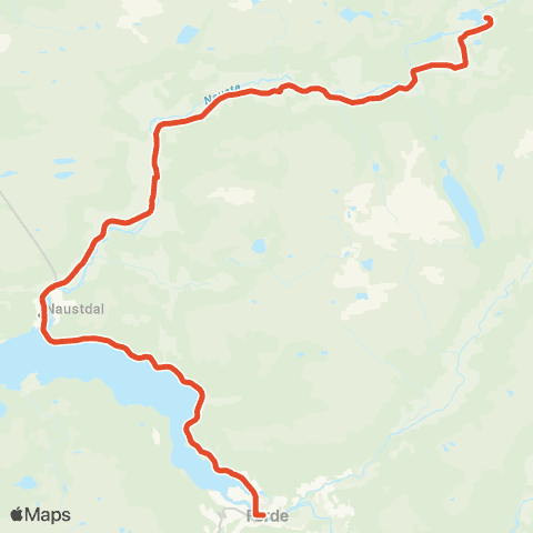 Skyss Fimland-Førde map