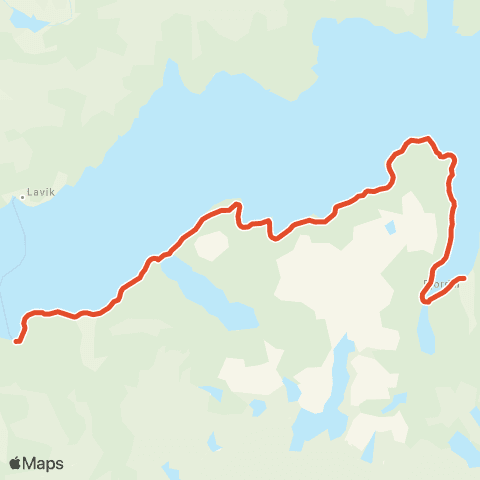Skyss Ortnevik-Bjordal map