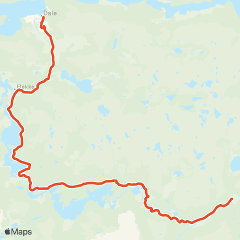 Skyss Dale-Myklebust-Strand map