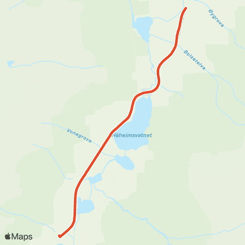 Skyss Skei-Førde i Jølster map