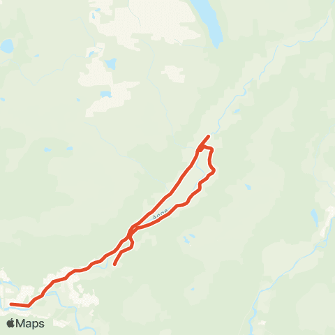 Skyss Førde-Grimeland-Botnen map