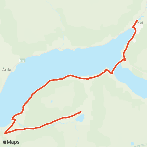 Skyss Skei-Myklebust map