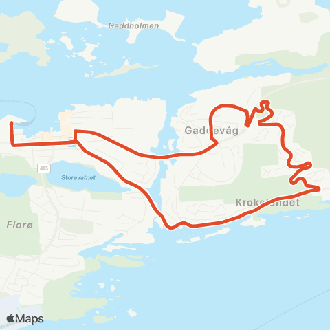 Skyss Bybuss 2 Florø map