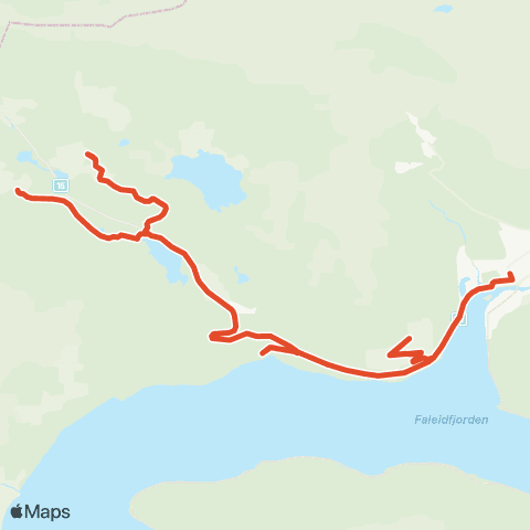 Skyss Markane-Faleide-Vinsrygg-Stryn map