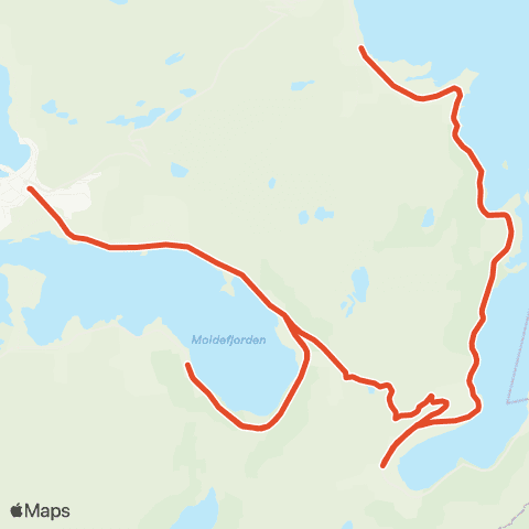 Skyss Flatraket-Barmsund-Salt-Selje map