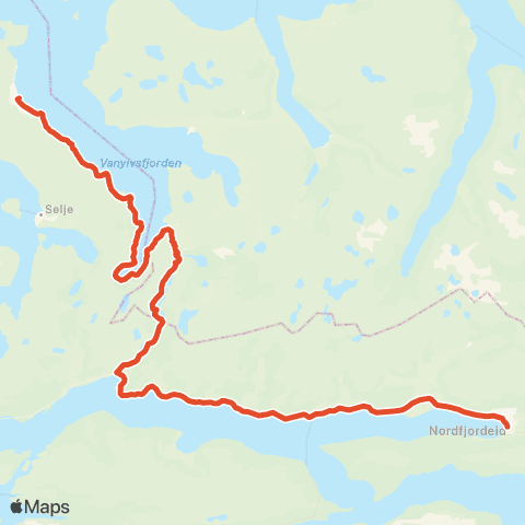 Skyss Nordfjordeid-Leikanger map