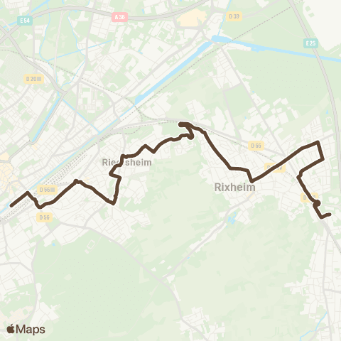 Soléa Gare Centrale - Centre Nautique map