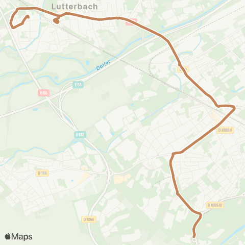 Soléa Lutterbach - Cci Campus map