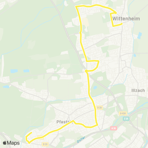 Soléa Chevreuils - Place de Thiers map