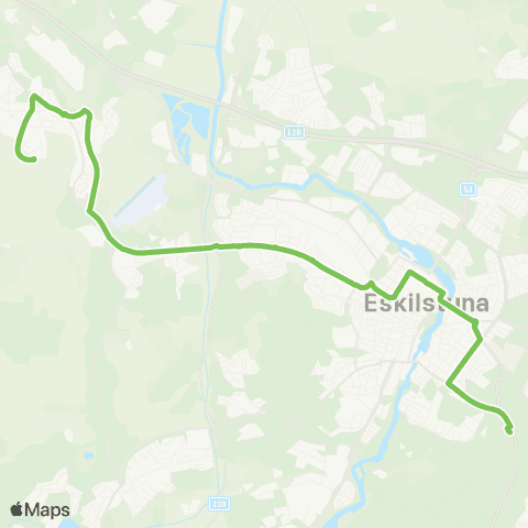 Sörmlandstrafiken Blåklocksvägen—Viptorp map