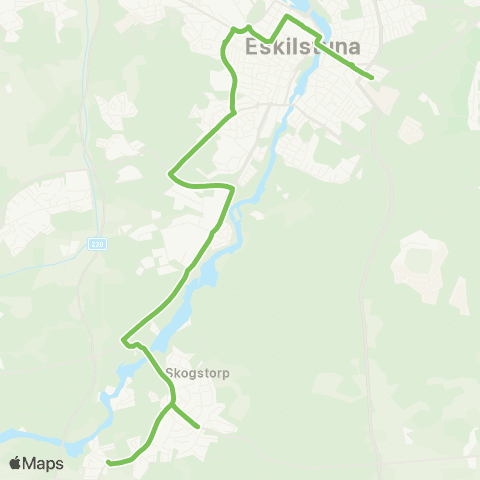 Sörmlandstrafiken Melinsvägen—Mälarsjukhuset / Lasarettsgatan map