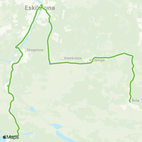 Sörmlandstrafiken Ärla Station—Bälgvikens Station map
