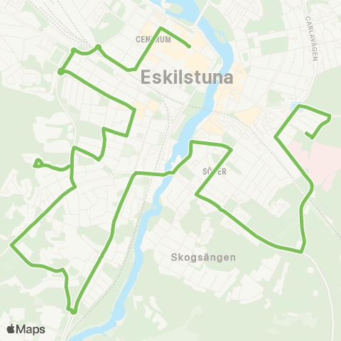 Sörmlandstrafiken Fristadstorget—Mälarsjukhuset / Lasarettsgatan map