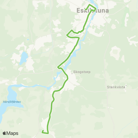 Sörmlandstrafiken Hållsta Industriområde—Fristadstorget map