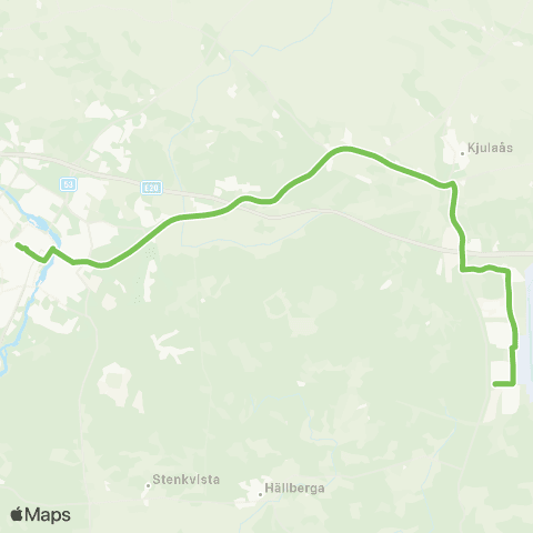 Sörmlandstrafiken Elp Värnvägen—Eskilstuna Resecentrum map