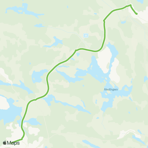Sörmlandstrafiken Malmköping Busstation—Flen Station map