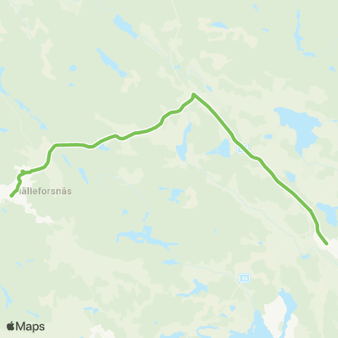 Sörmlandstrafiken Bruksskolan—Malmköping Busstation map