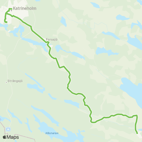 Sörmlandstrafiken Katrineholm Resecentrum—Grindtorp map