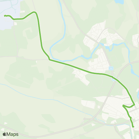 Sörmlandstrafiken Nyköping Bussterminal—Skavsta Flygplats map
