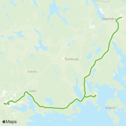 Sörmlandstrafiken Studsvik—Nyköping Bussterminal map
