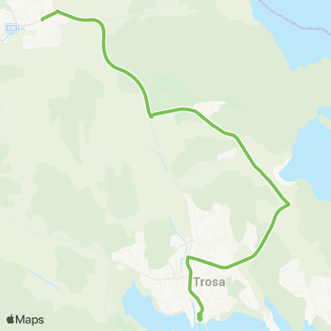 Sörmlandstrafiken Trosa Hamn—Vagnhärad Station map
