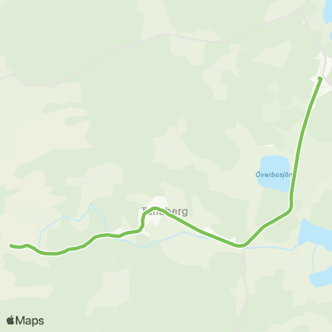 Sörmlandstrafiken Skräddarstugan—Buskhyttan map