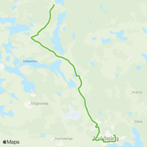 Sörmlandstrafiken Lennings Väg—Husby Kyrka map