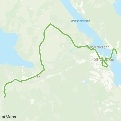 Sörmlandstrafiken Sundbyvägen—Långängsberget map