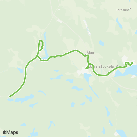 Sörmlandstrafiken Åkerskolan—Byringe map