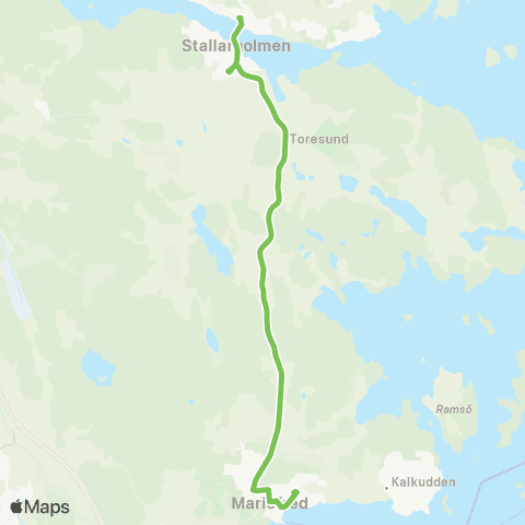 Sörmlandstrafiken Mariefred Bstn—Stallarholmens Busstation map