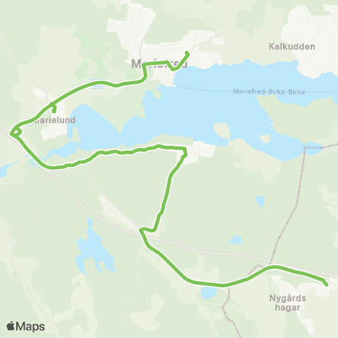 Sörmlandstrafiken Mariefred Bstn—Nygård map