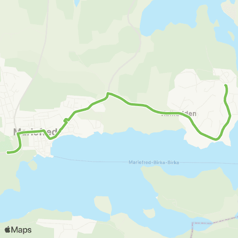 Sörmlandstrafiken Kalkudden—Mariefred Bstn map