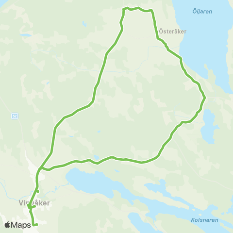Sörmlandstrafiken Slottsskolan—Vingåker Station map