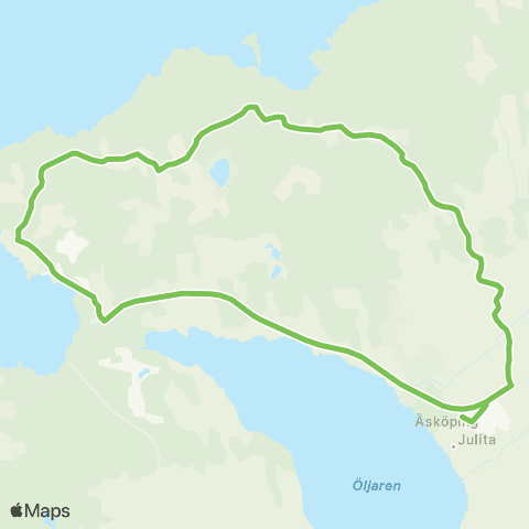 Sörmlandstrafiken Julita Skola—Äsköping map