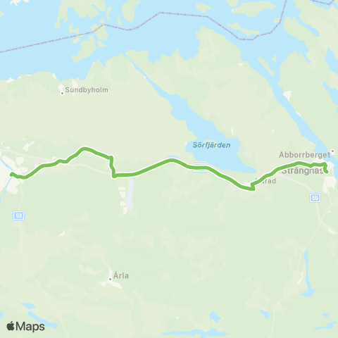 Sörmlandstrafiken Strängnäs Resecentrum—Kyrkogatan map
