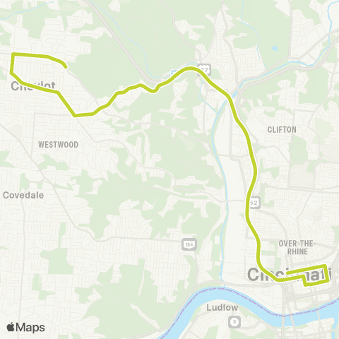 Metro SORTA Montana Commuter map
