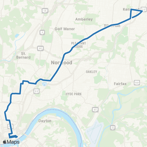 Metro SORTA Metro*Plus map