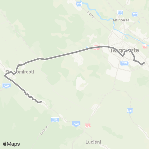 SPMT Micro XI - Centru - Spitalul Judetean - Priseaca - Dragomiresti - Rancaciov map