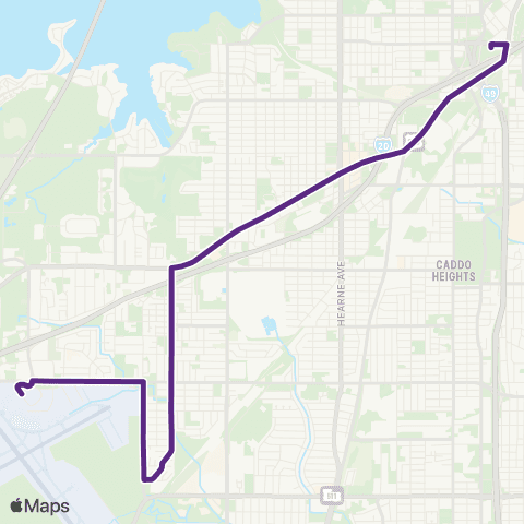 Sportran Fairgrounds map