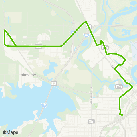 Sportran Dr. Martin Luther King Jr map