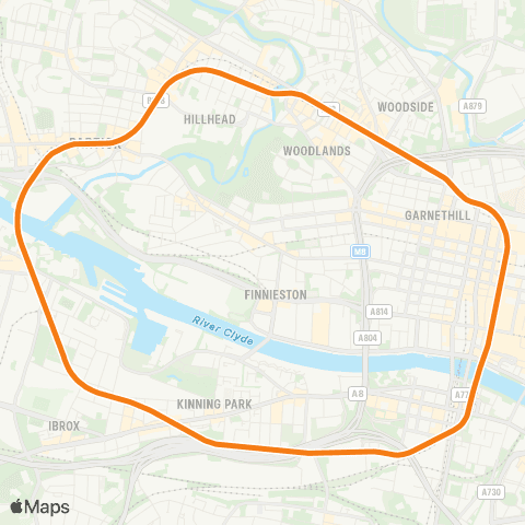 Strathclyde Partnership for Transport Subway map